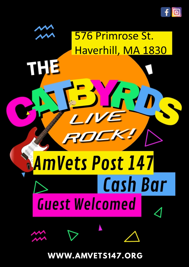 The CatByrds Live music at AmVets Post 147 Haverhill Massachusetts